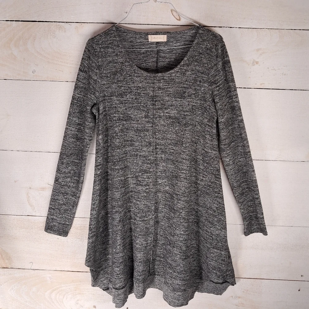 Altar'd State Grey Long Sleeve Dress Size Small