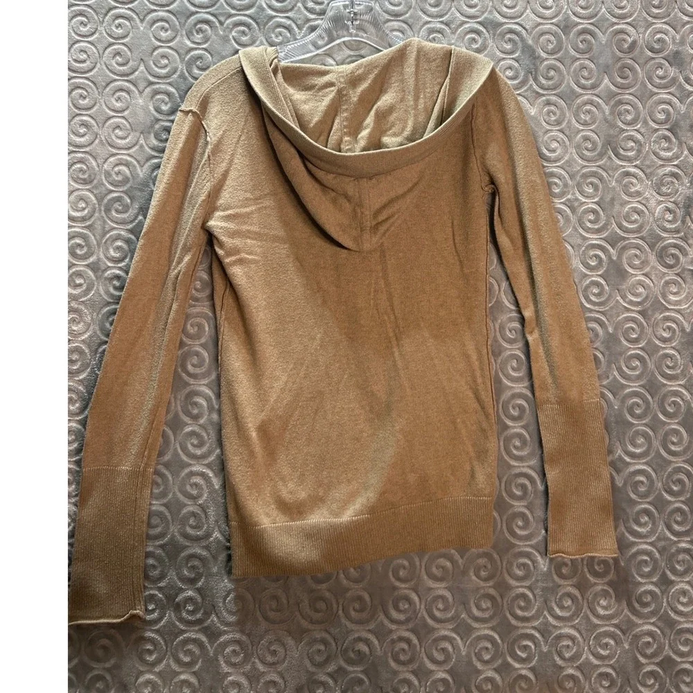 American Eagle Outfitters tan hooded