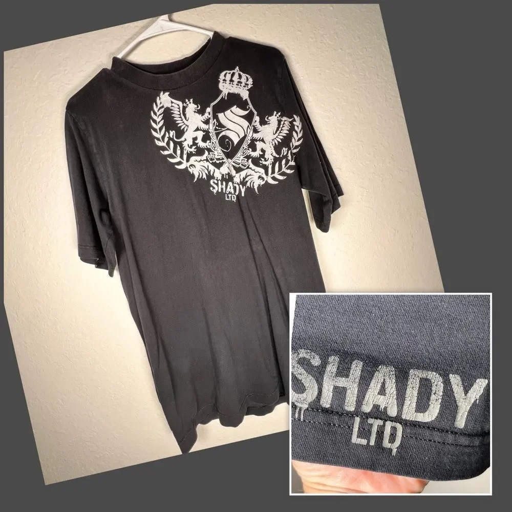 Shady LTD 🖤 EMINEM 🖤 short sleeve tee vintage ▪️ Y2K ▪️ small