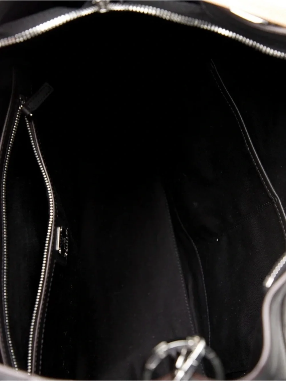 MCM black embossed