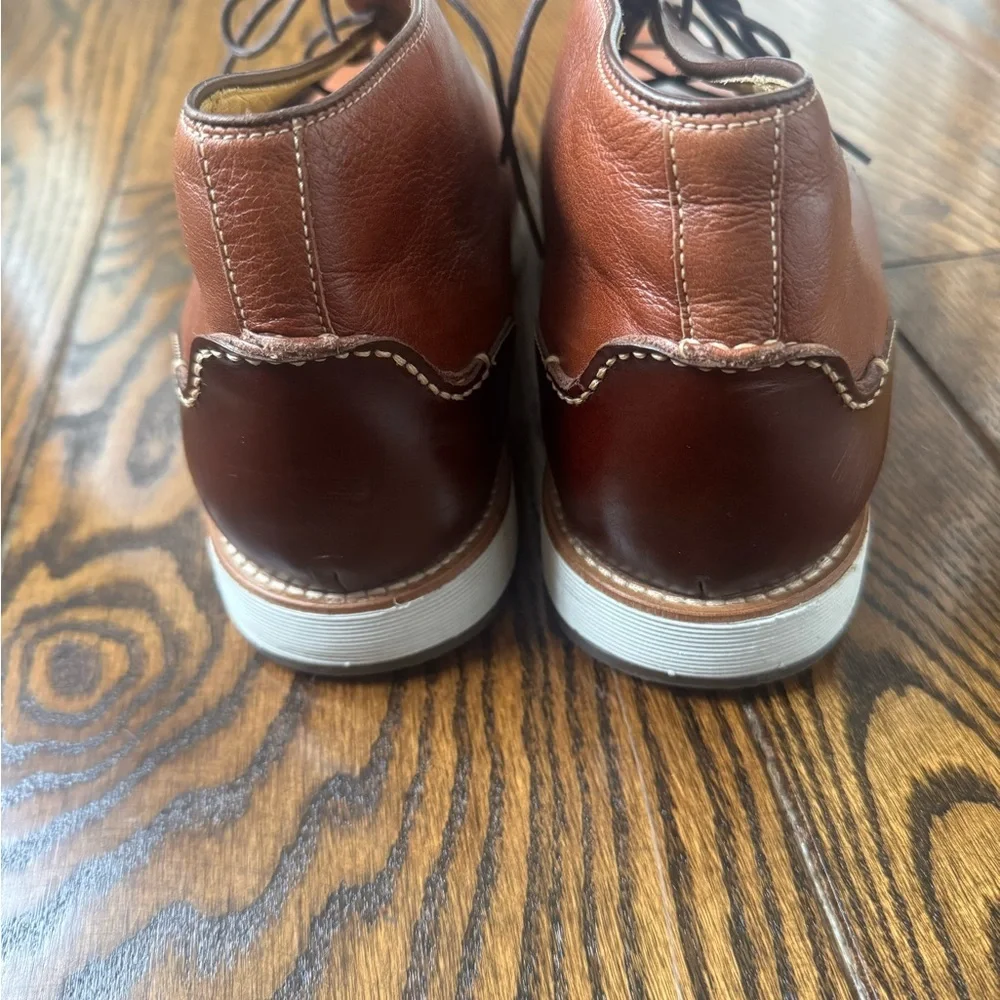 Johnston & Murphy Men's Brown Leather Shoe, Size 13