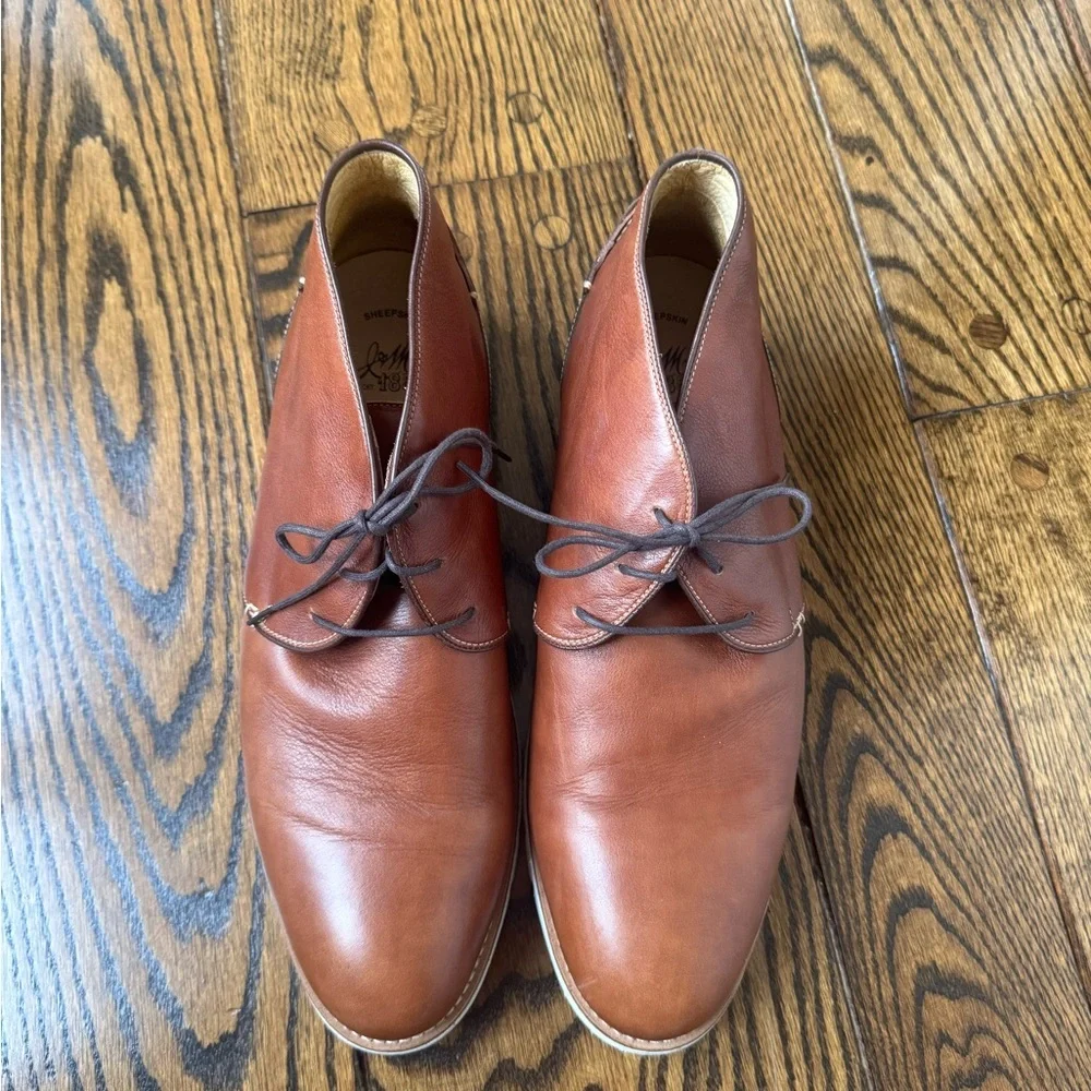 Johnston & Murphy Men's Brown Leather Shoe, Size 13