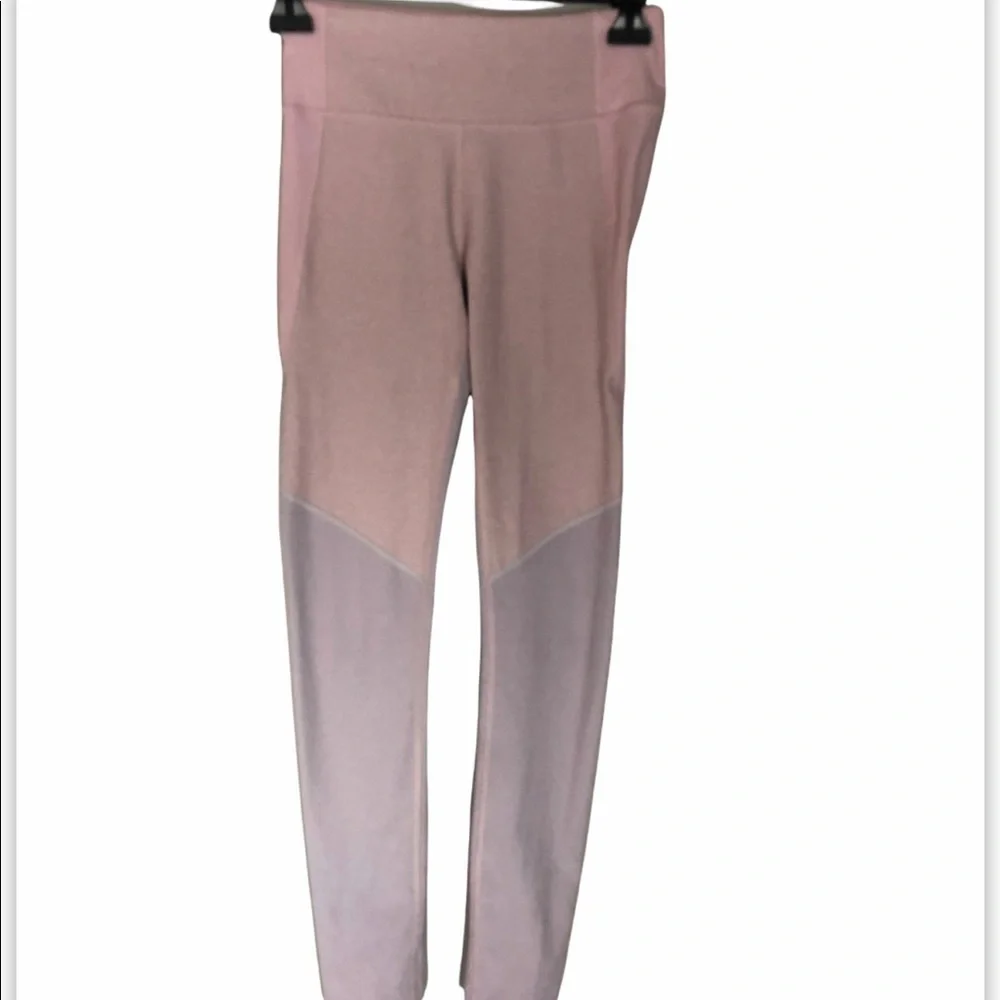 Outdoor Voices Pink Purple Colorblock Leggings XS