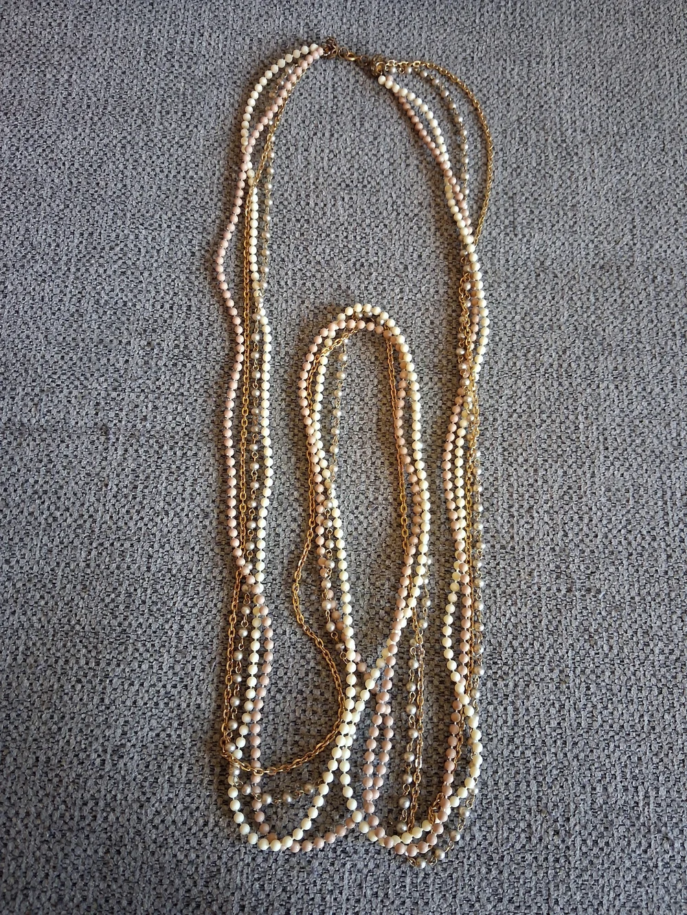 N/A necklace gold night