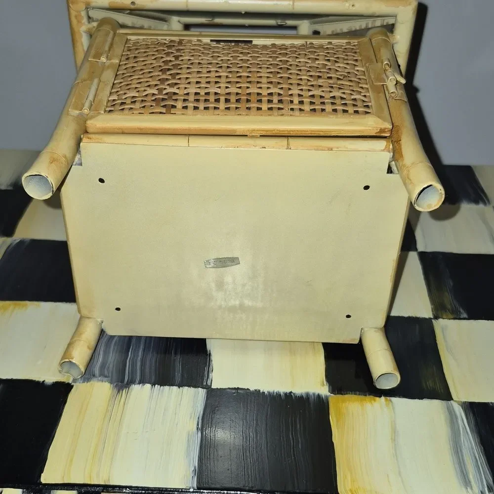 Vintage metal bamboo