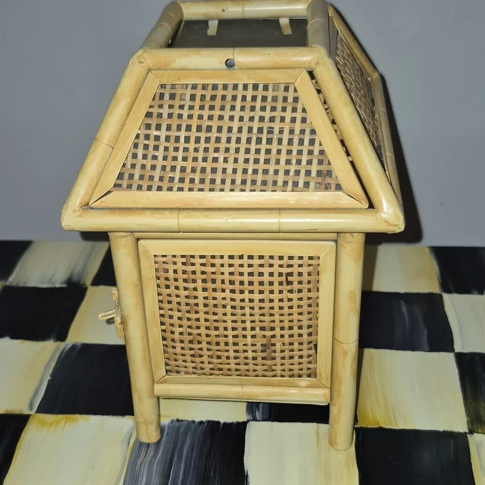 Vintage metal bamboo