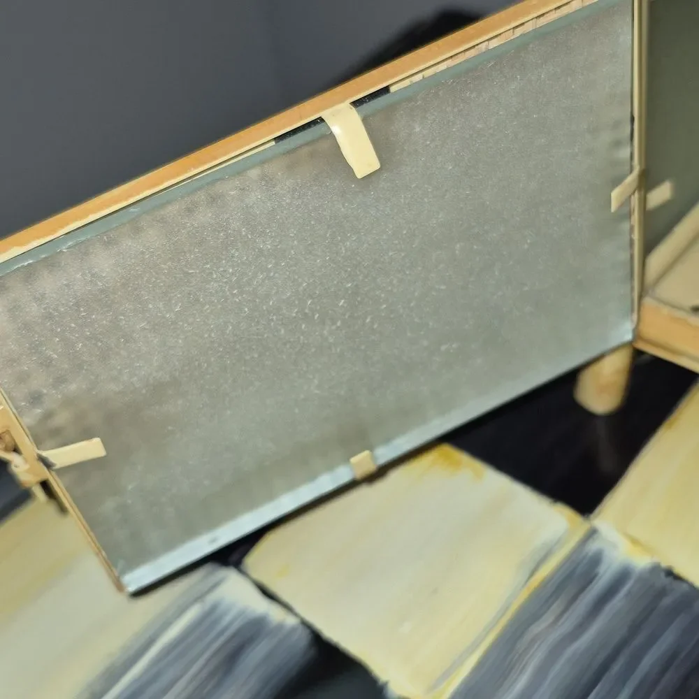 Vintage metal bamboo