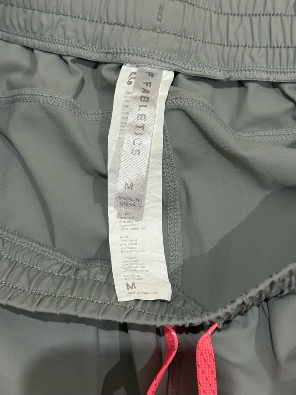 Fabletics comfortable gray