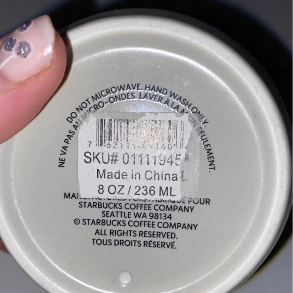 Starbucks ceramic 8oz