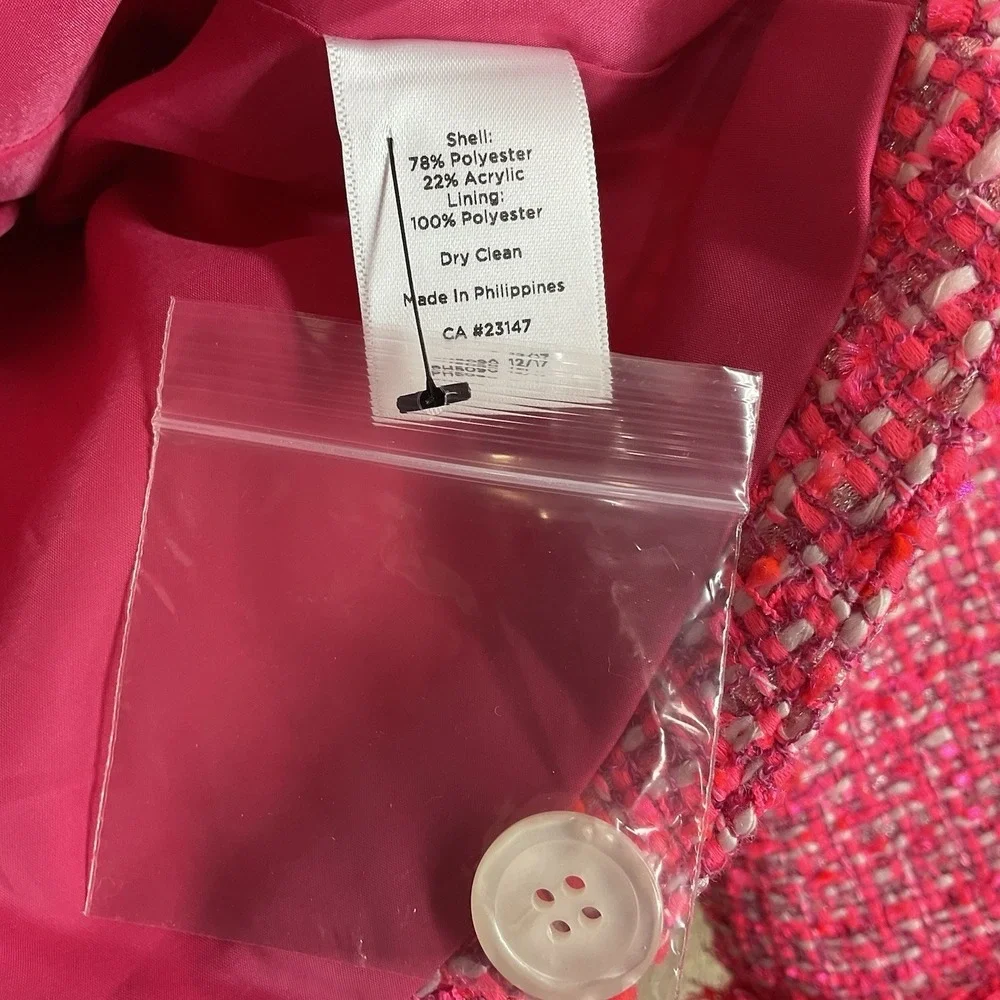 Talbots pink tweed