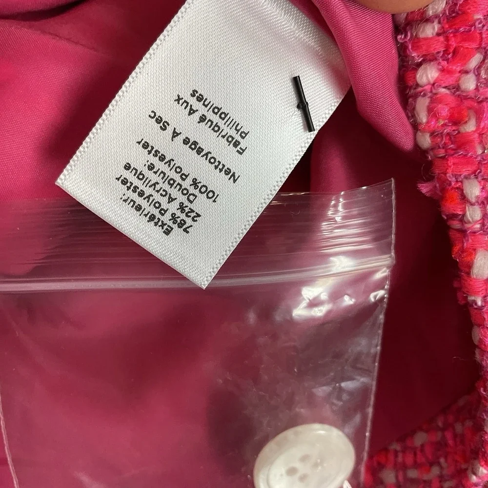 Talbots pink tweed