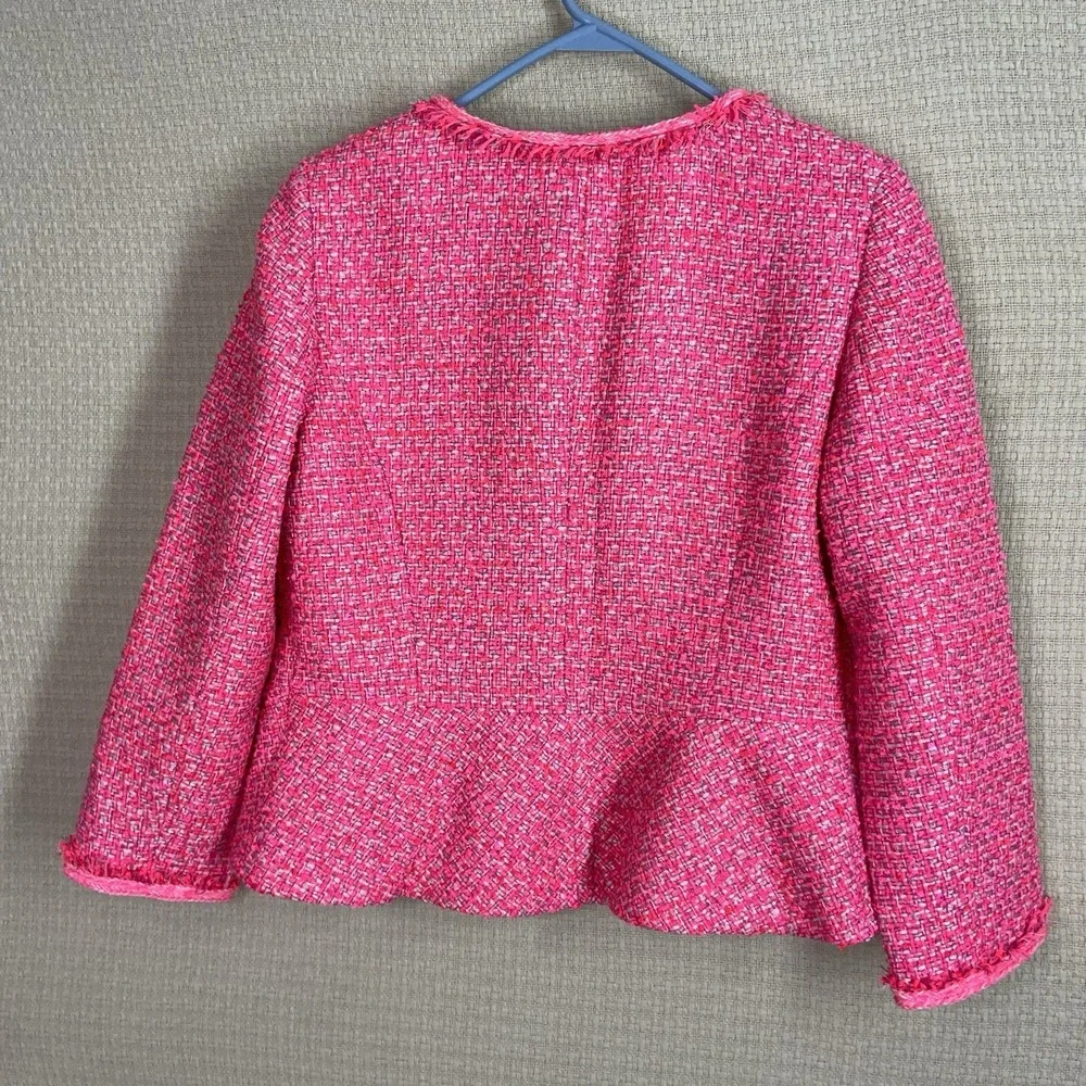 Talbots pink tweed