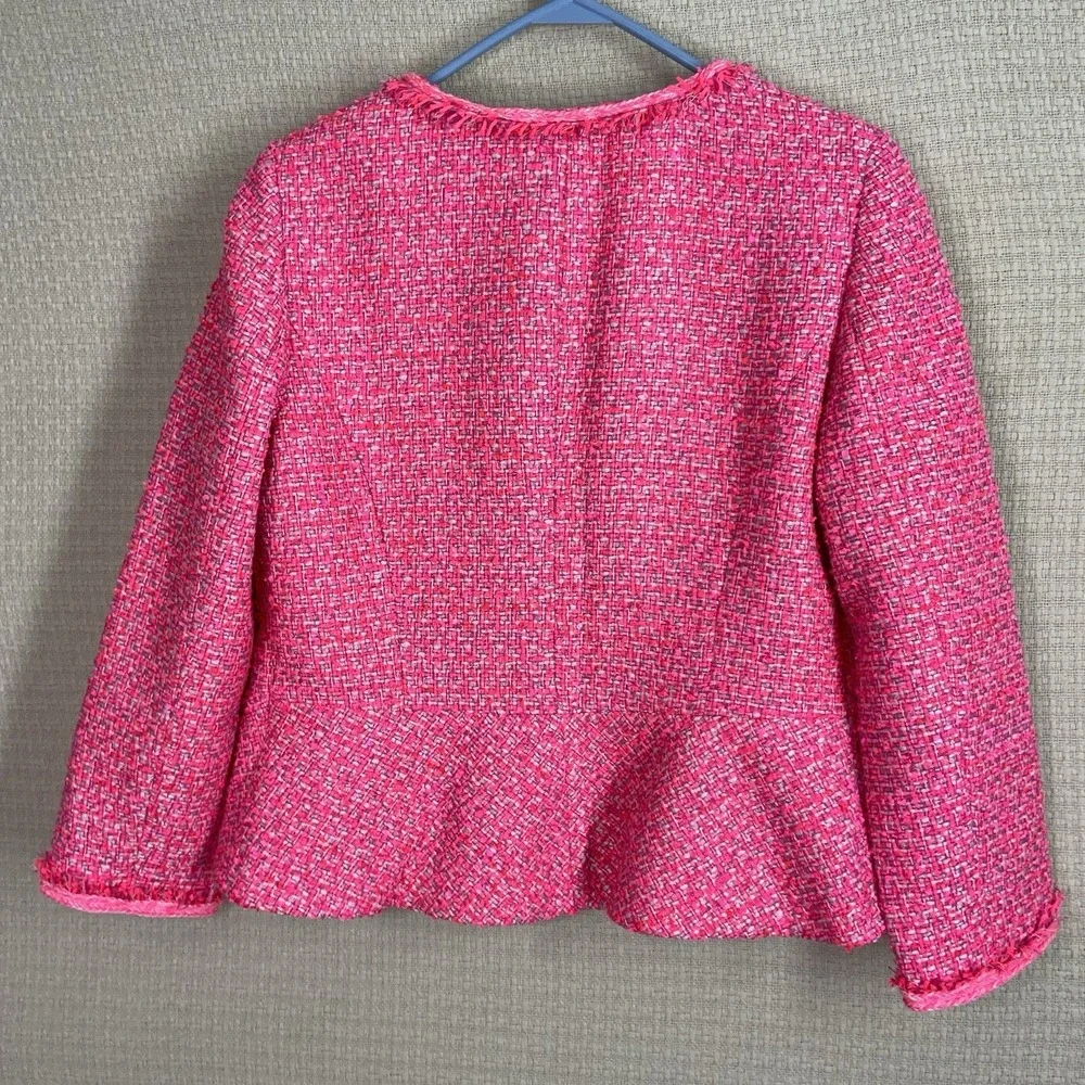 Talbots pink tweed