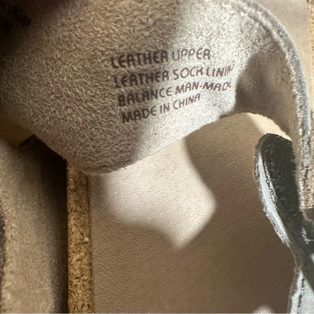Earth gray leather