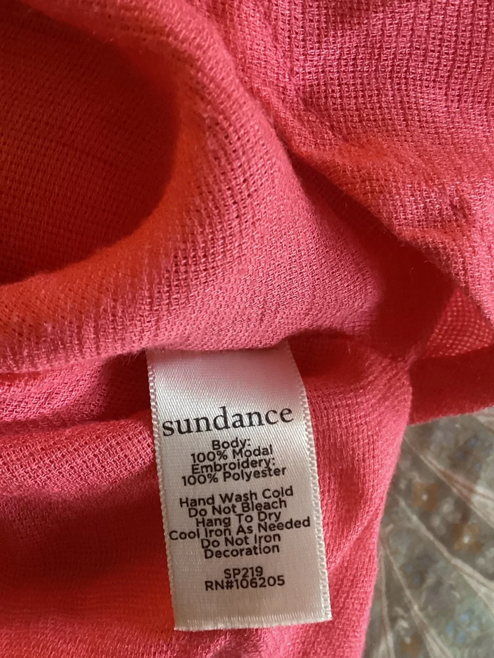 Sundance lightweight coral