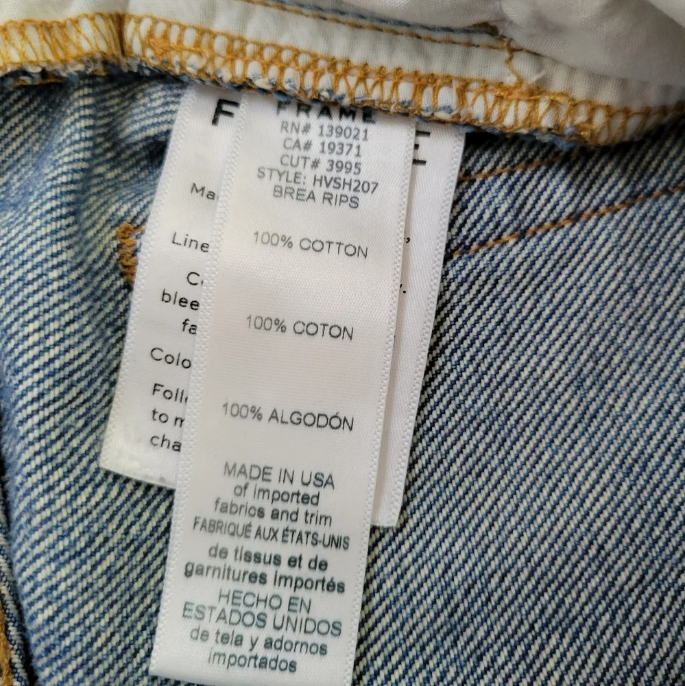 Frame Denim preloved distressing 12