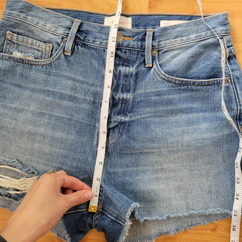 Frame Denim whiskering inches 25