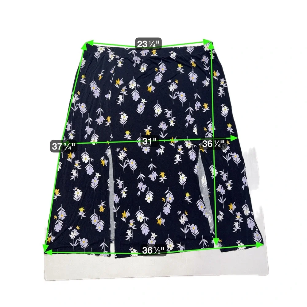 Lane Bryant Floral Midi Skirt size‎ 26/28
