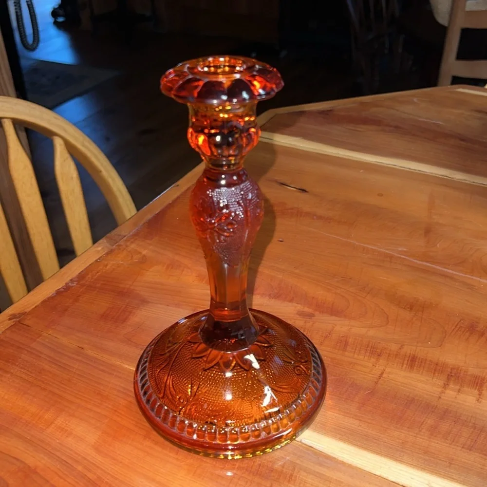 Indiana Glass holder glass intricate