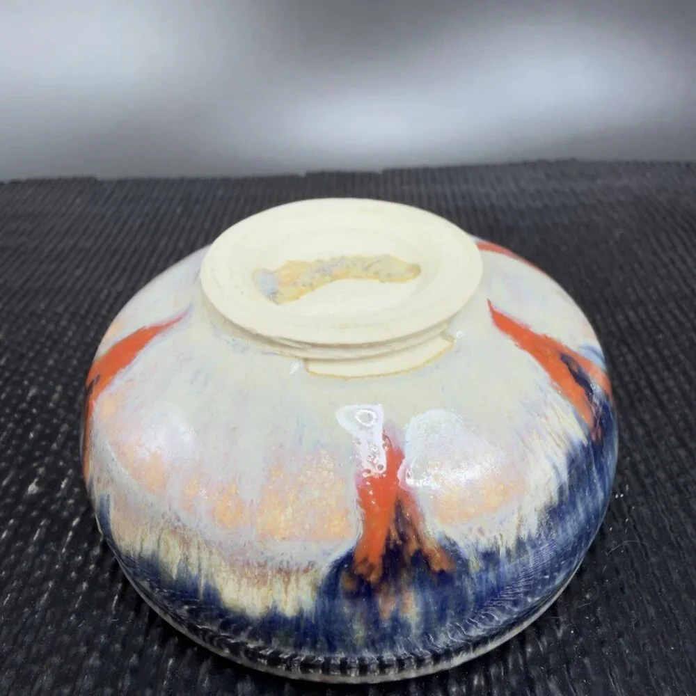 Hand Made Stoneware Pottery 5”tall hand