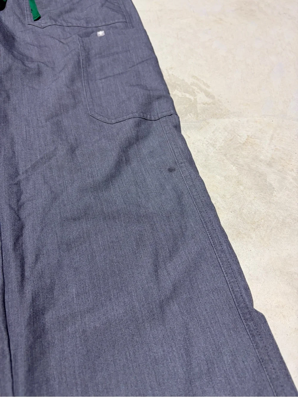 Figs Grey Utility Drawstring scrub Pants cairo XL