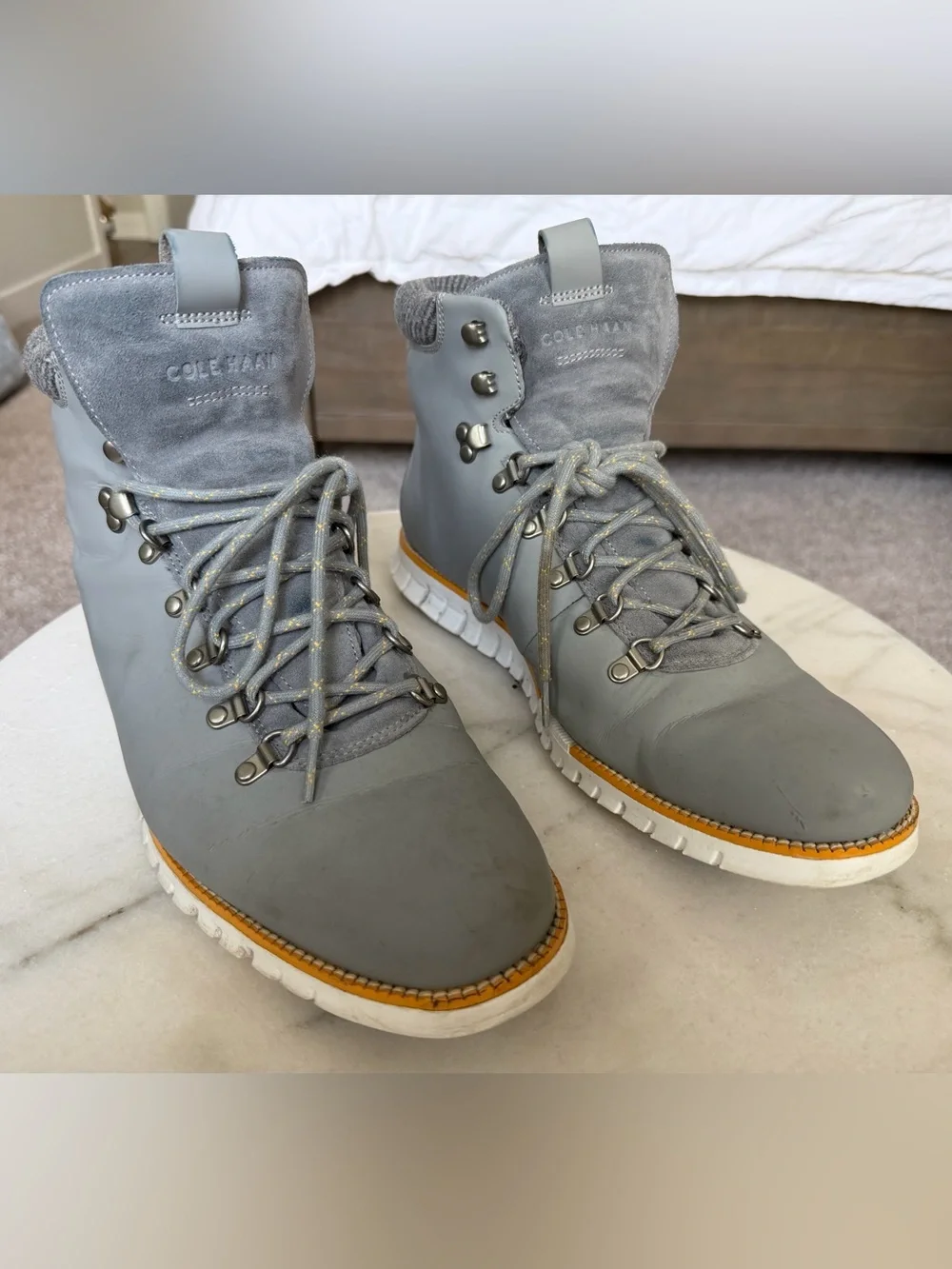 Cole Haan ZeroGrand Waterproof Leather Hiker Boots (Style C27841)