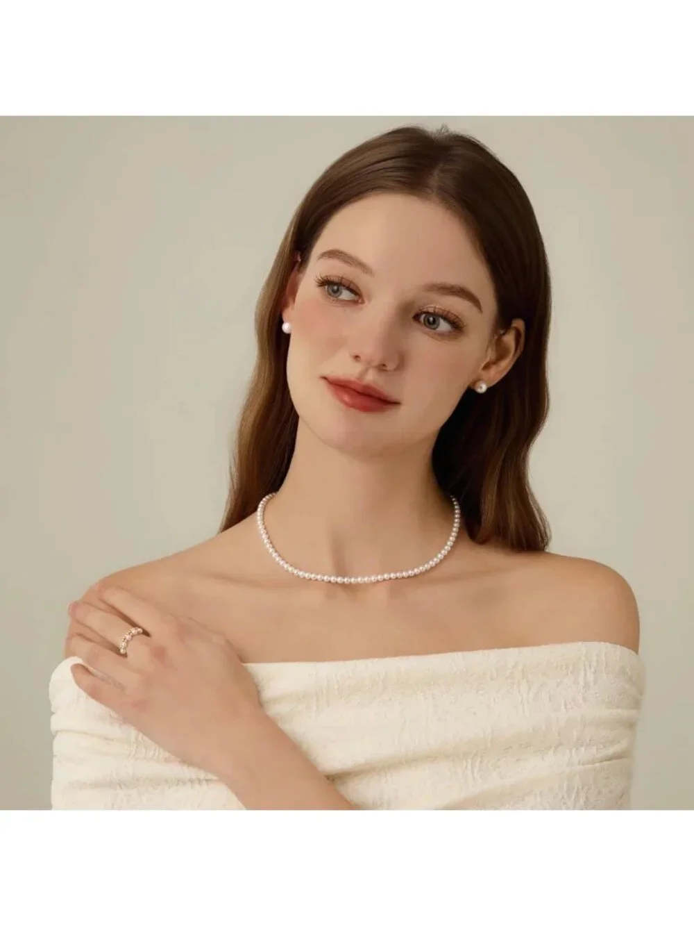 Elegant Freshwater Cultured Pearl Necklace for Women - 5MM to 10MM Real Pearl
