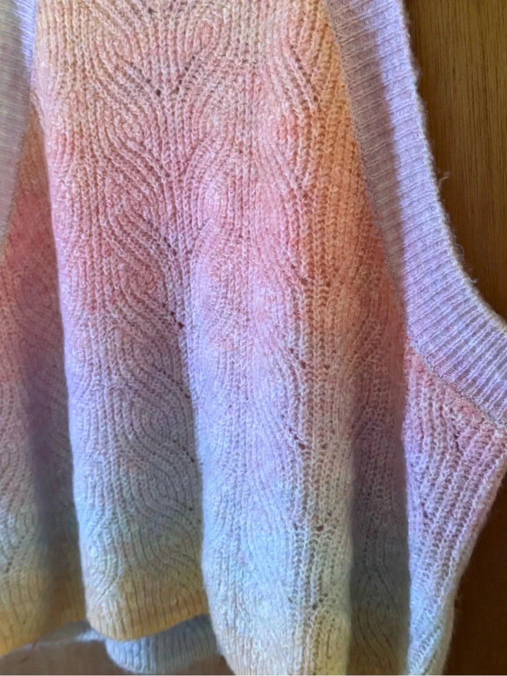 UNIONBAY Women's Rosana Ombre Stripe Sweater Tank Size L