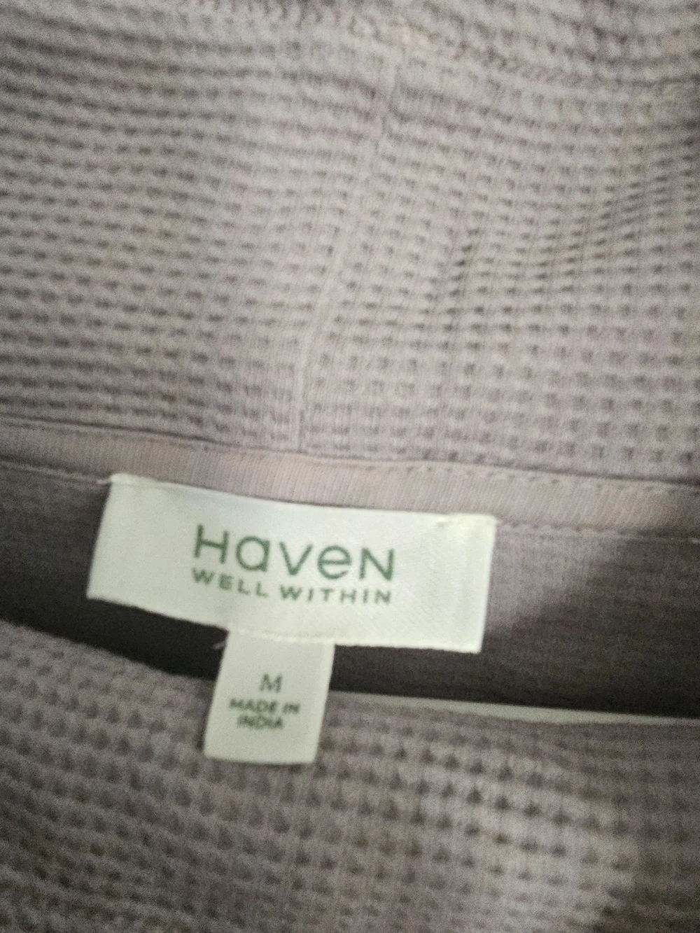 Haven Well Within lightweight waffle