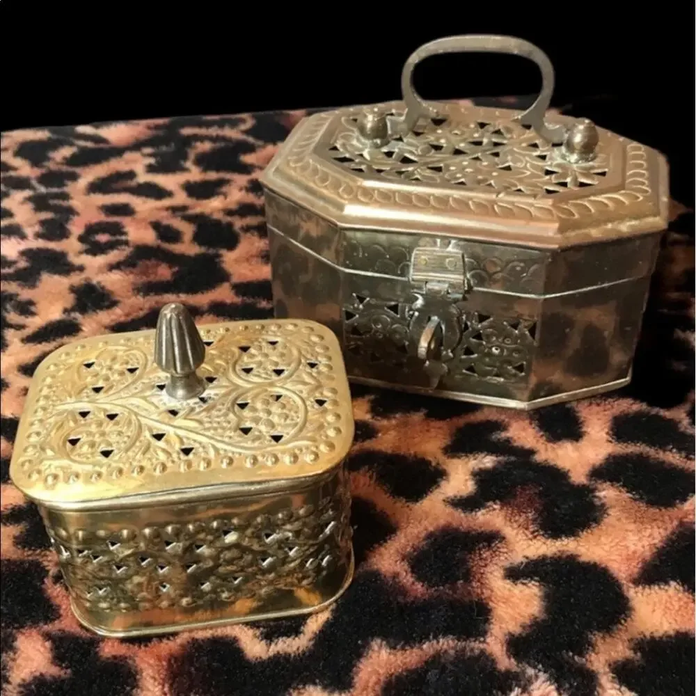 Vintage two brass
