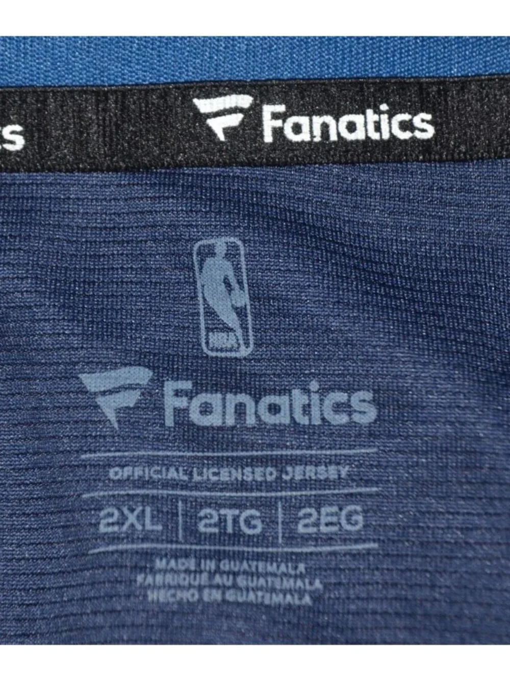 Fanatics check stretched vibrant