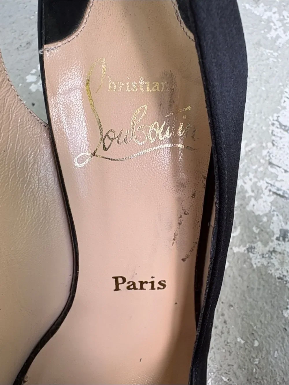 Christian Louboutin Very Croise sling back heels