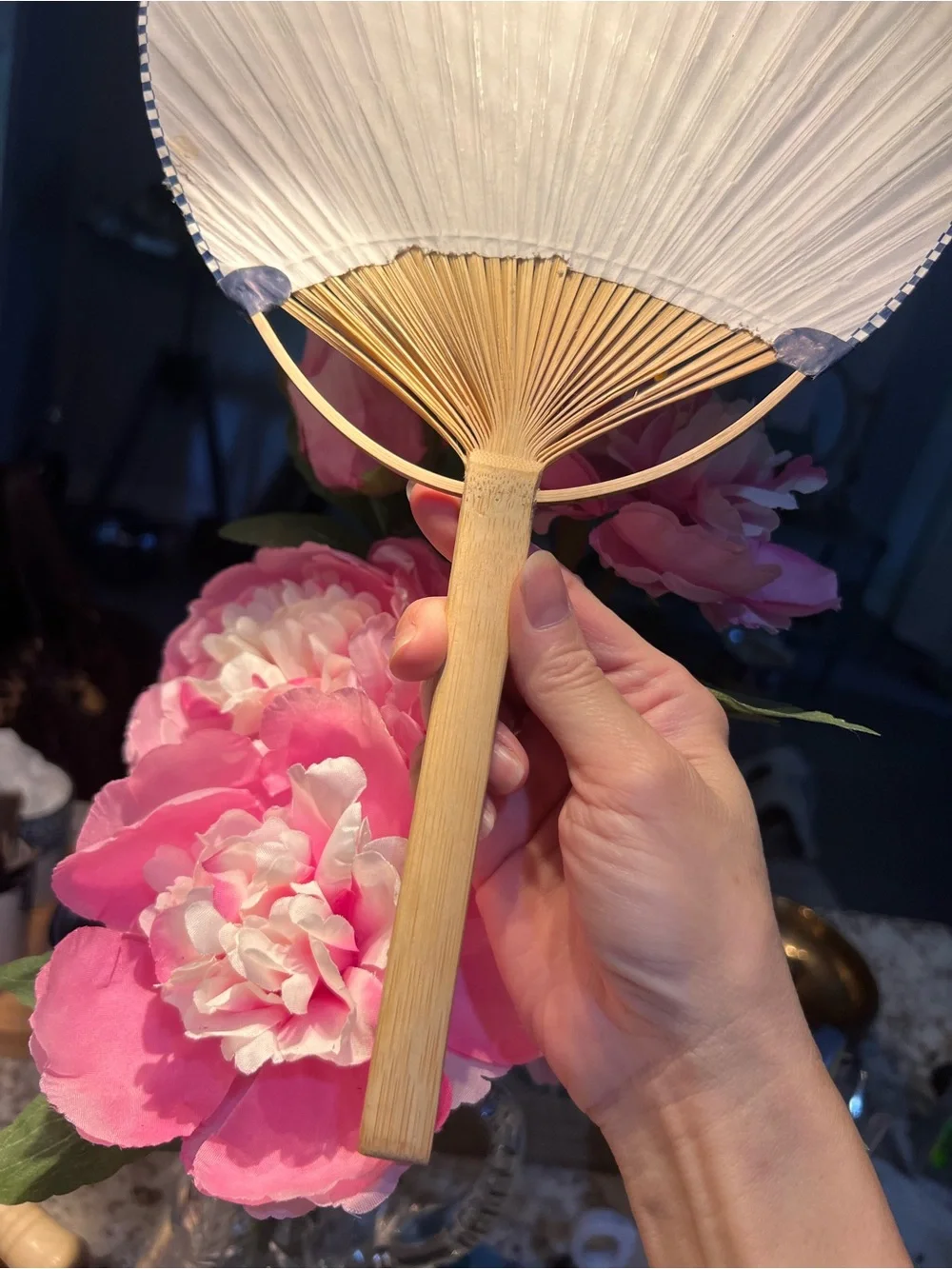 Handmade elegant blue
