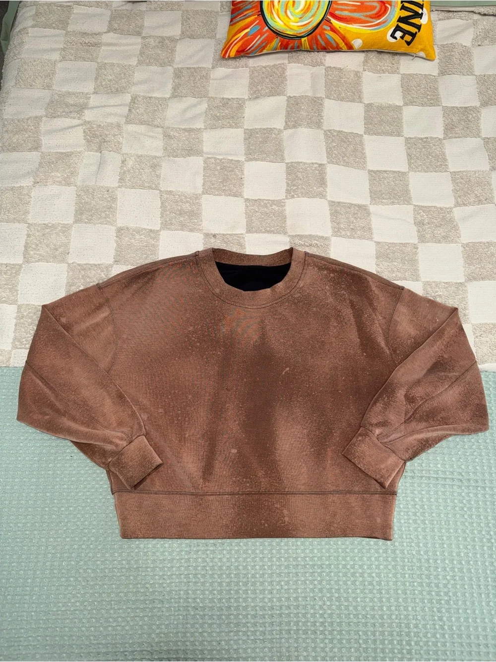 Lululemon Softstreme Perfectly Oversized Cropped Crew size 4