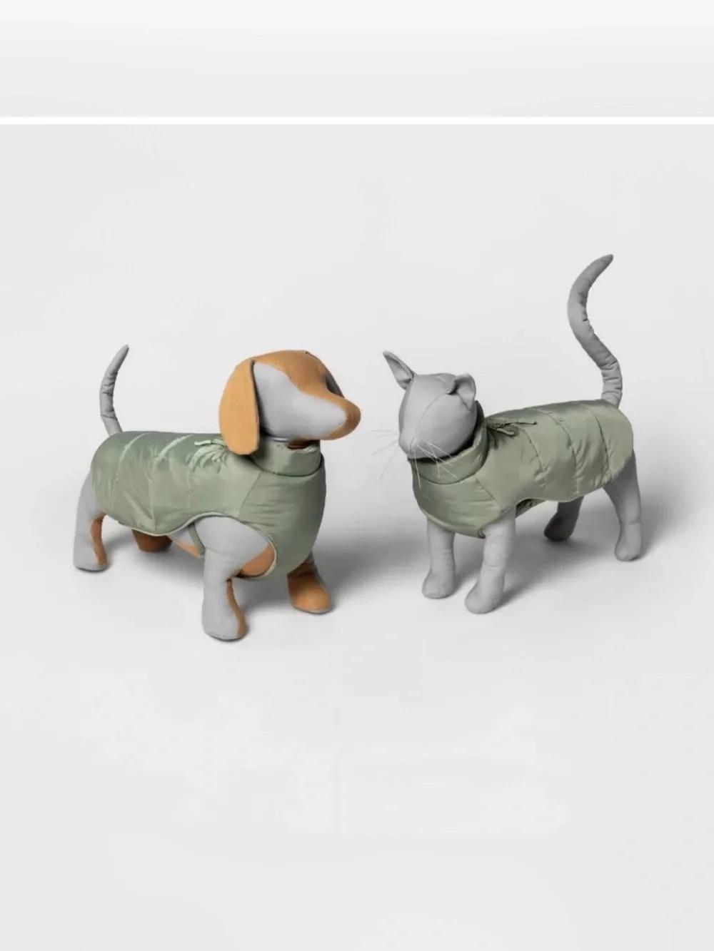 NWT Boots & Barkley Dog or Cat Puffer Jacket in Sage Green M Sealed New!