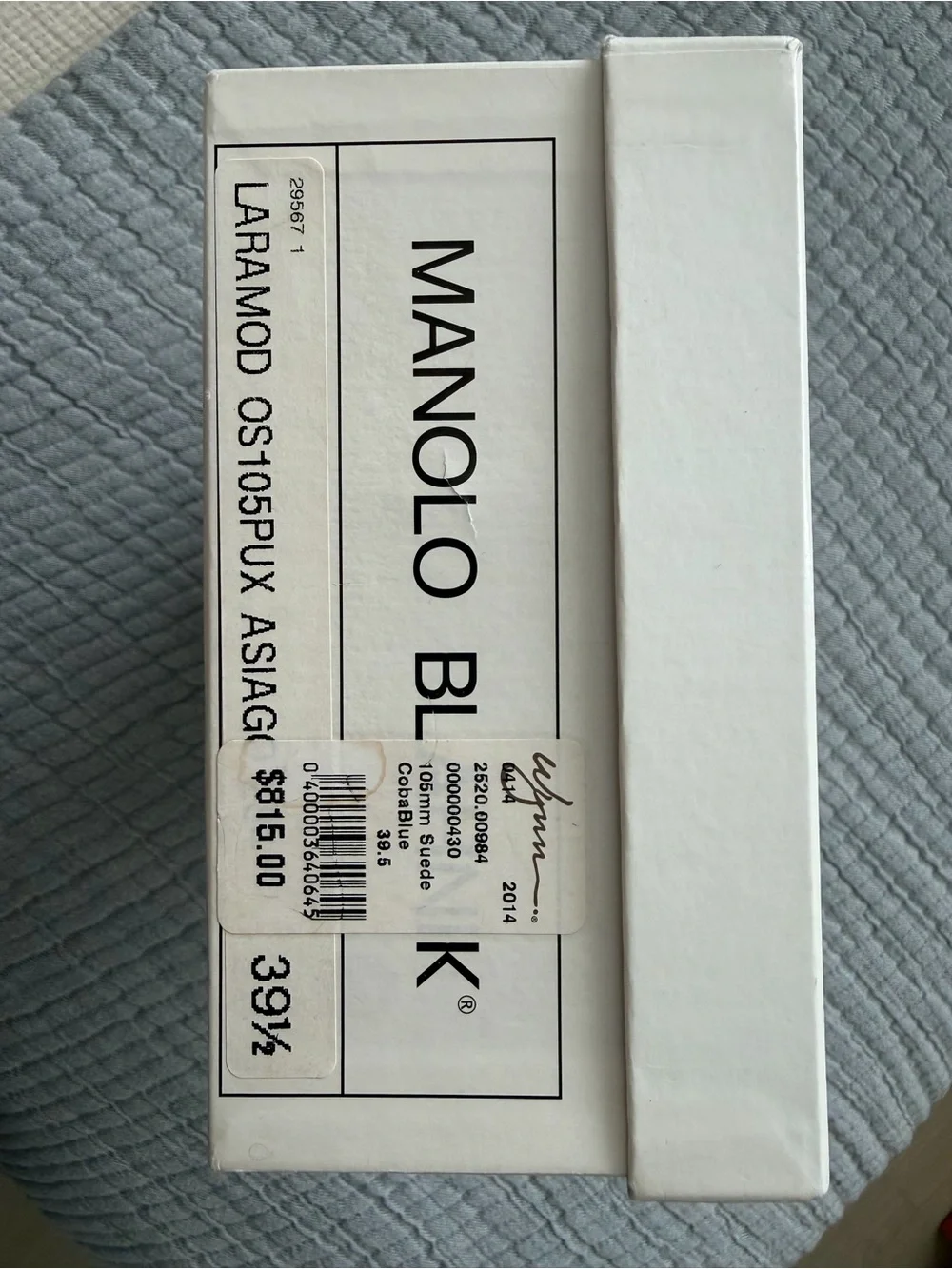 Manolo Blahnik lace up