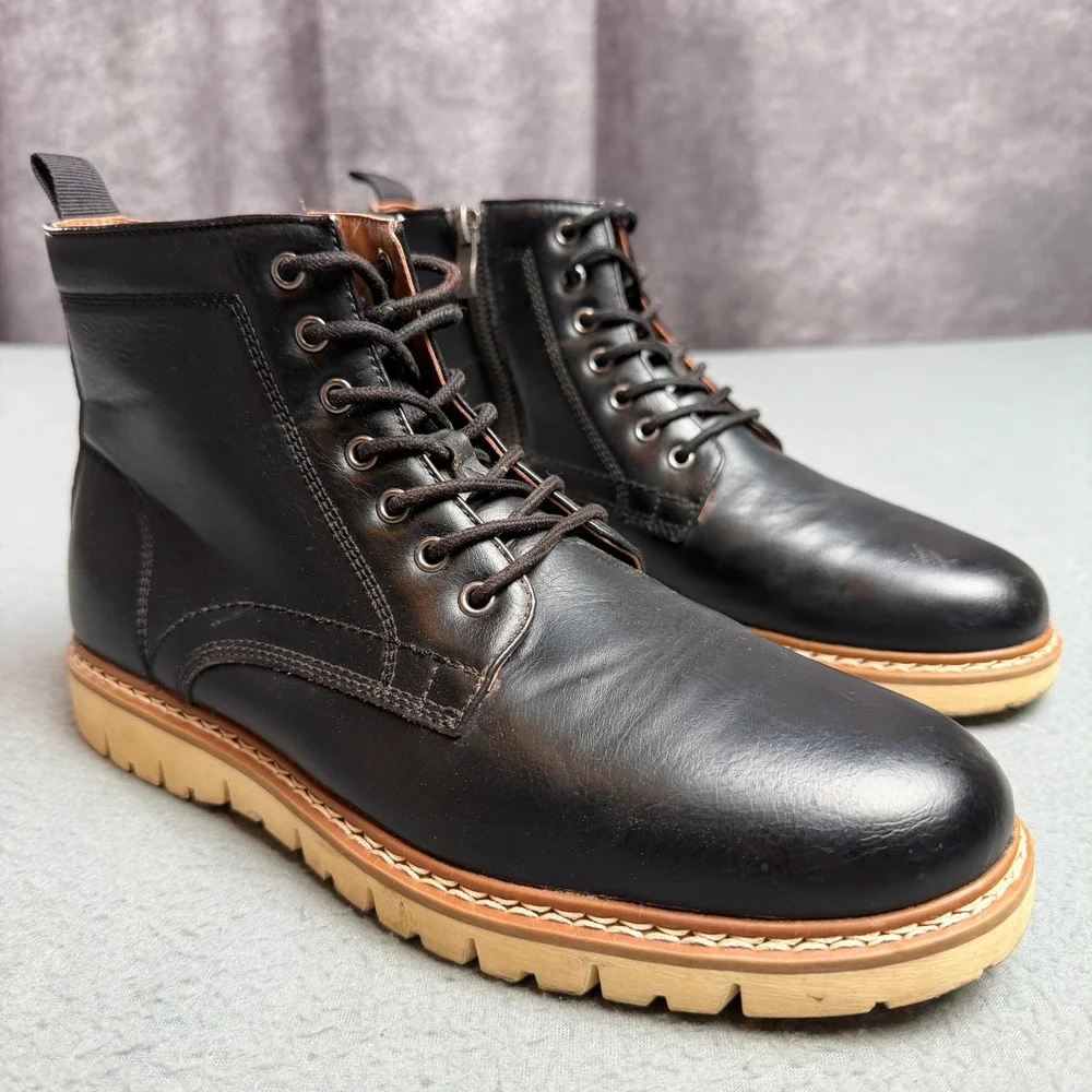 N/A black faux