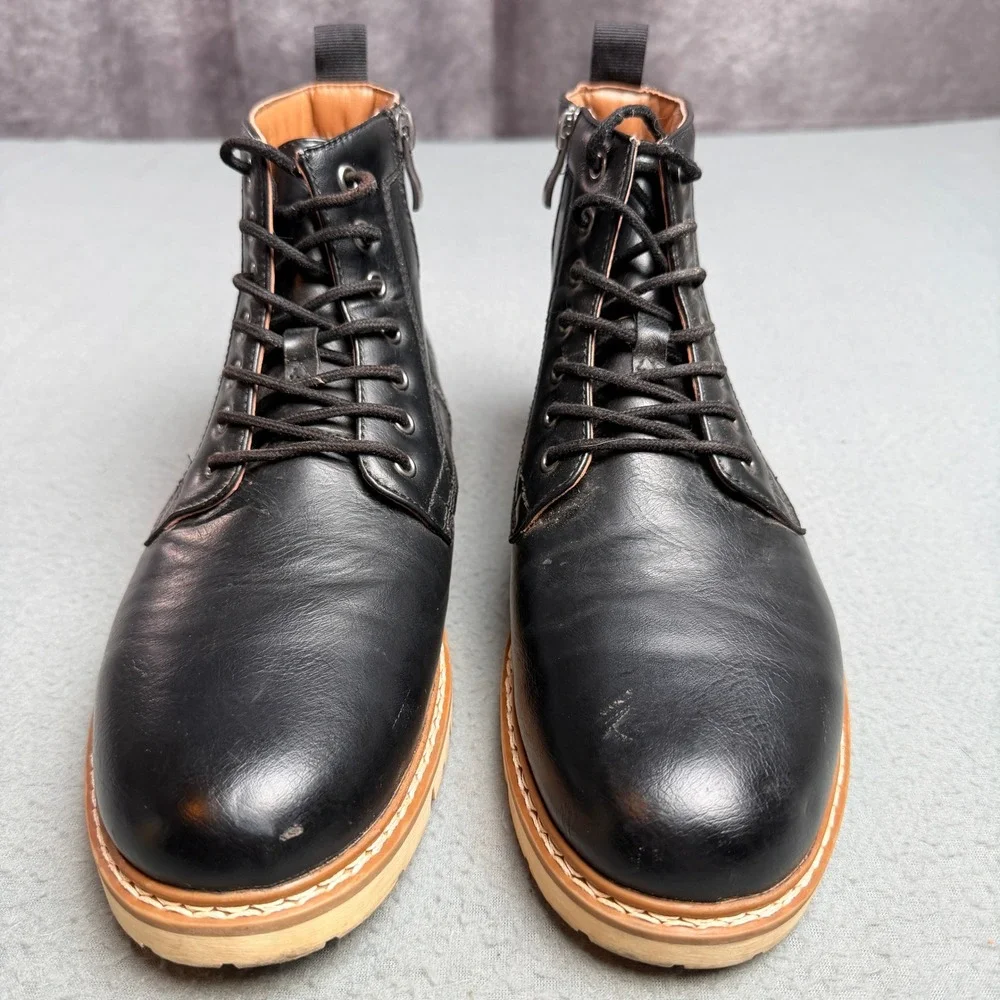 N/A black faux