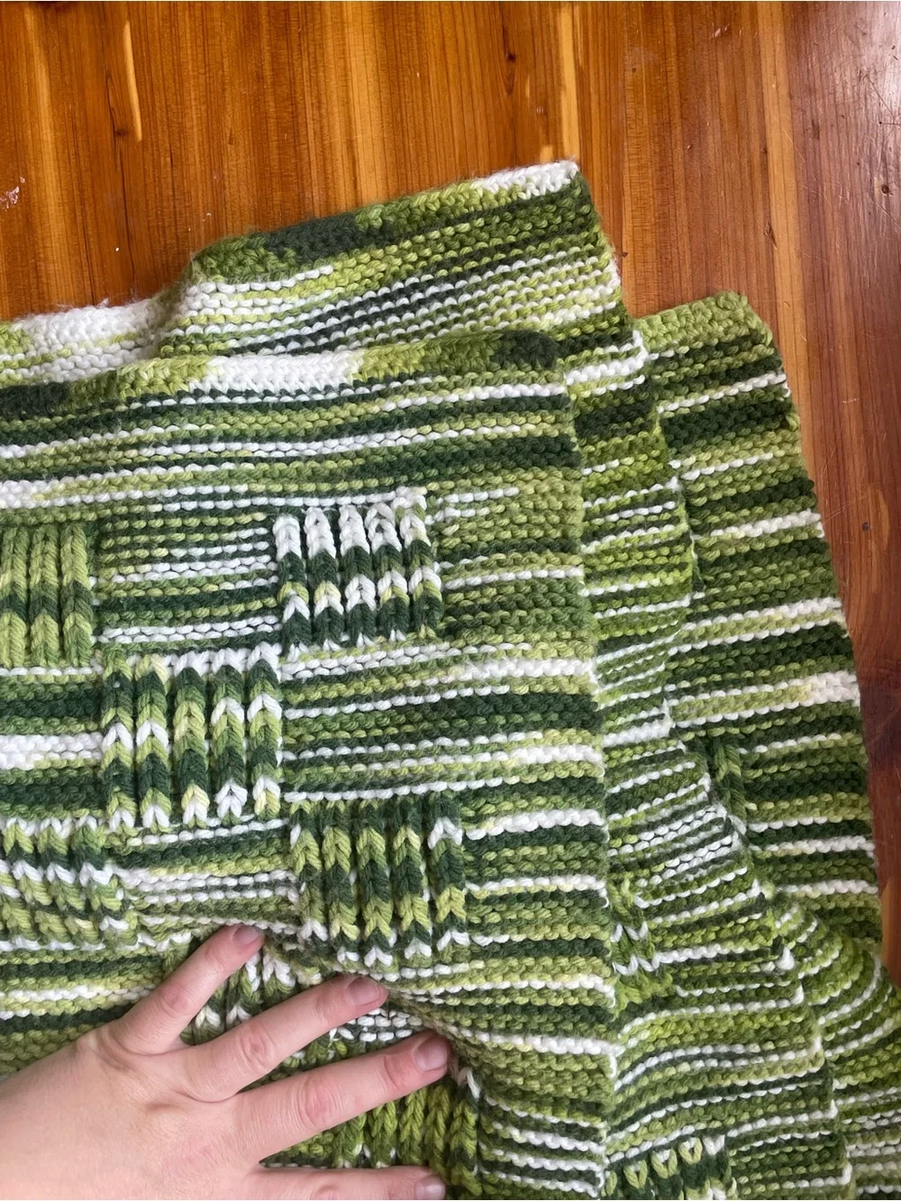 Handmade 50x70 handknit