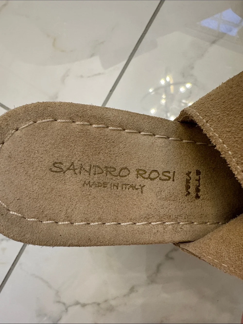 Sandro Rossi chic tan