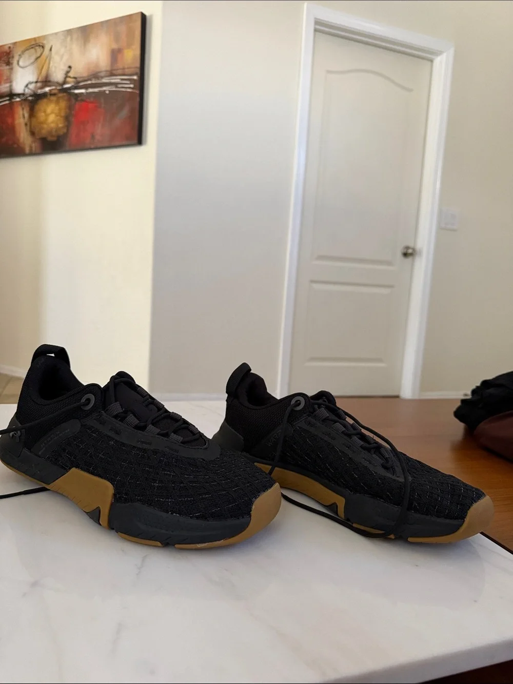 Under Armour Women's Black and Brown Athletic Shoes