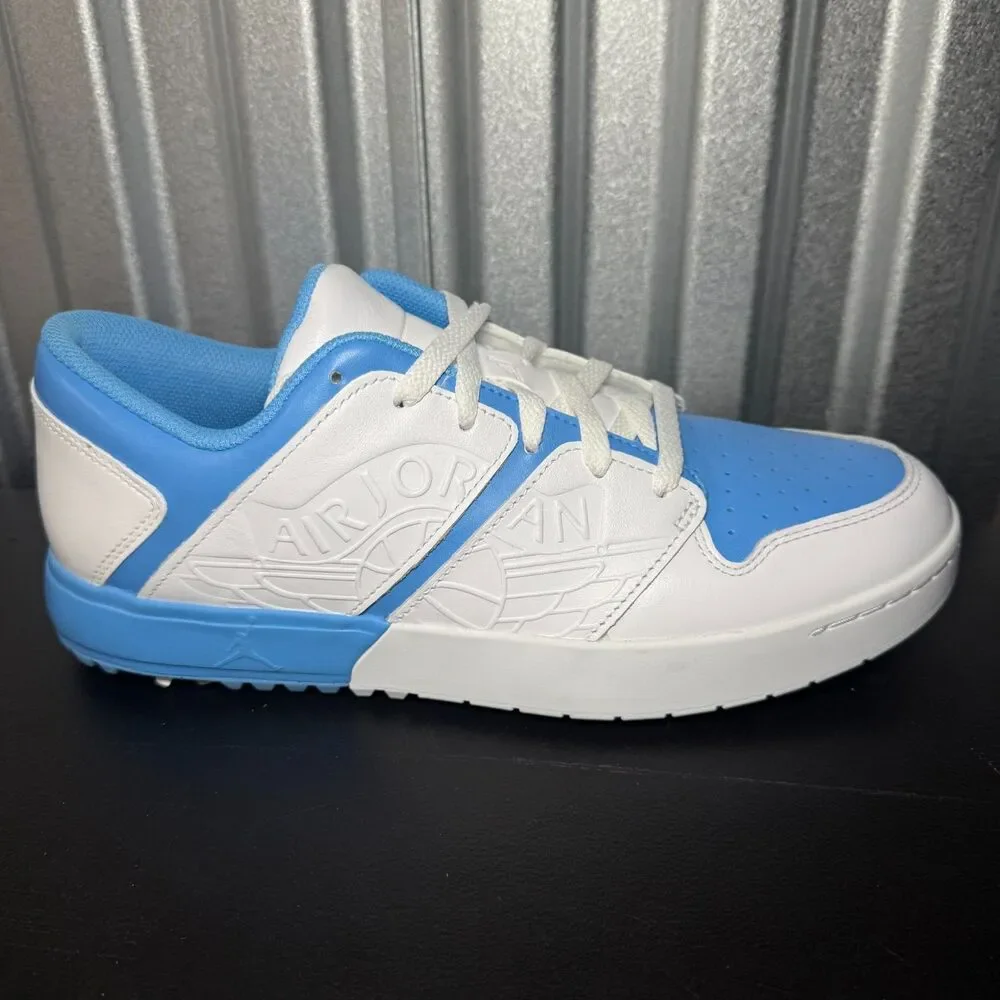 Nike Jordan NU Retro 1 Golf Shoes White University Blue FZ4153 101 Men's Size 13