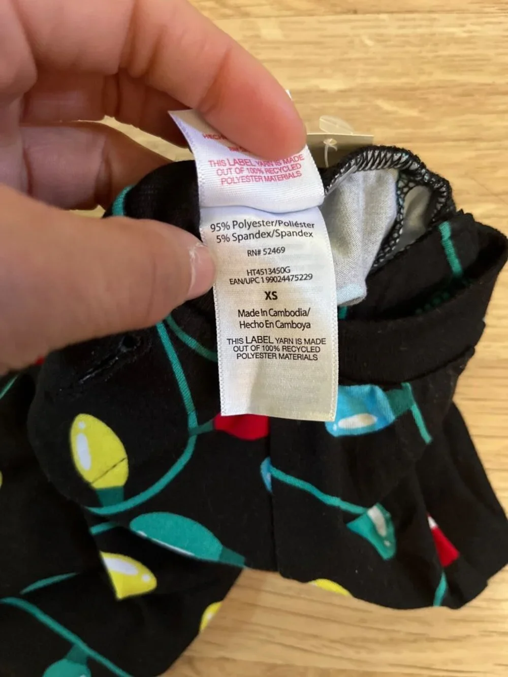 Holiday Time fabric content