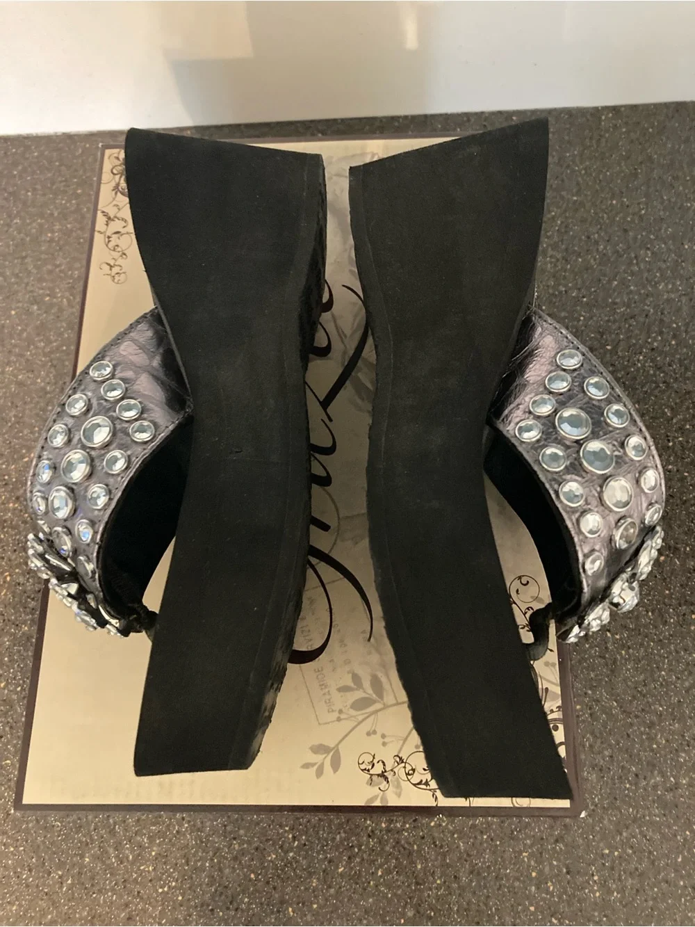 Grazie pewter wedge