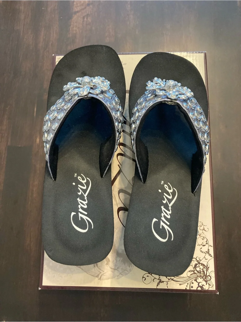 Grazie pewter wedge