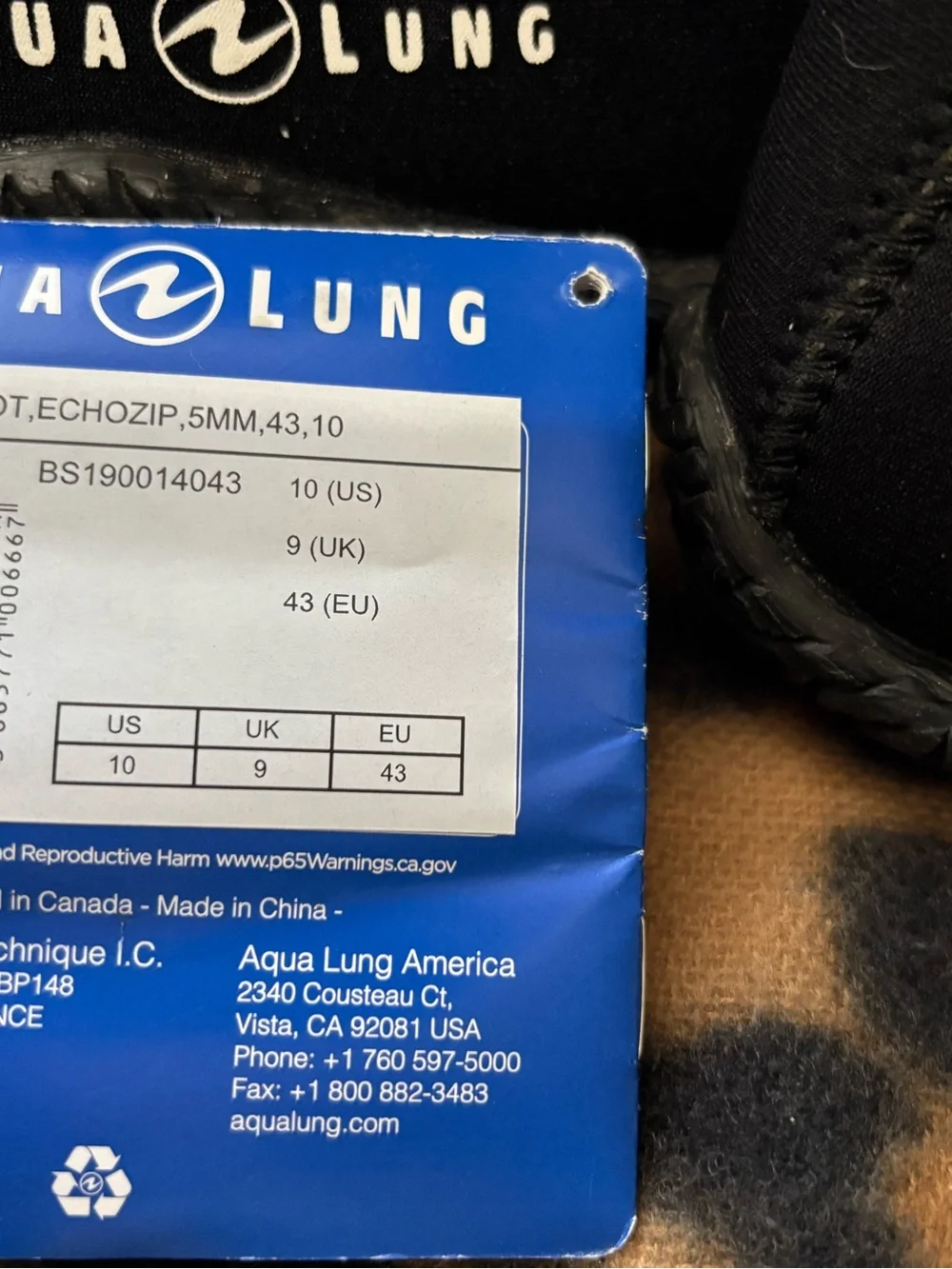 N/A aqua lung