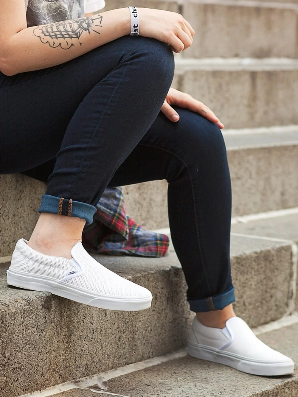 Vans white classic