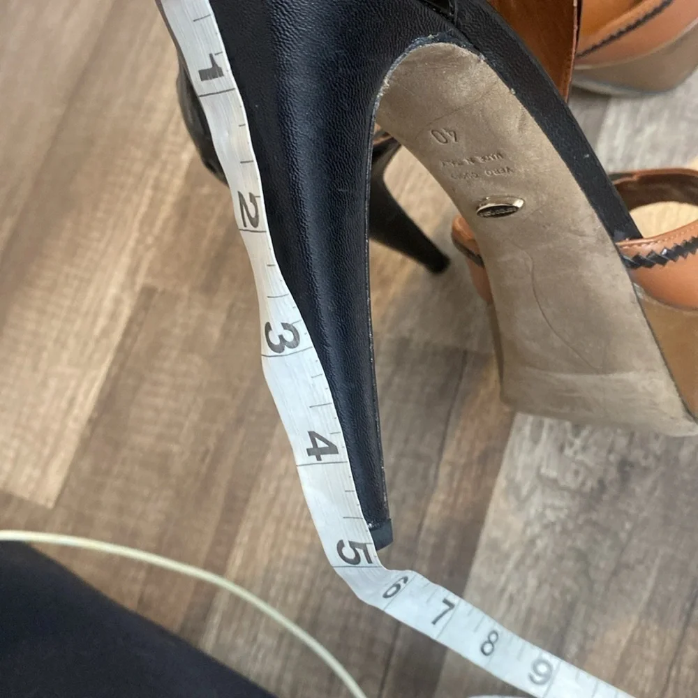 Sergio Rossi multicolor leather