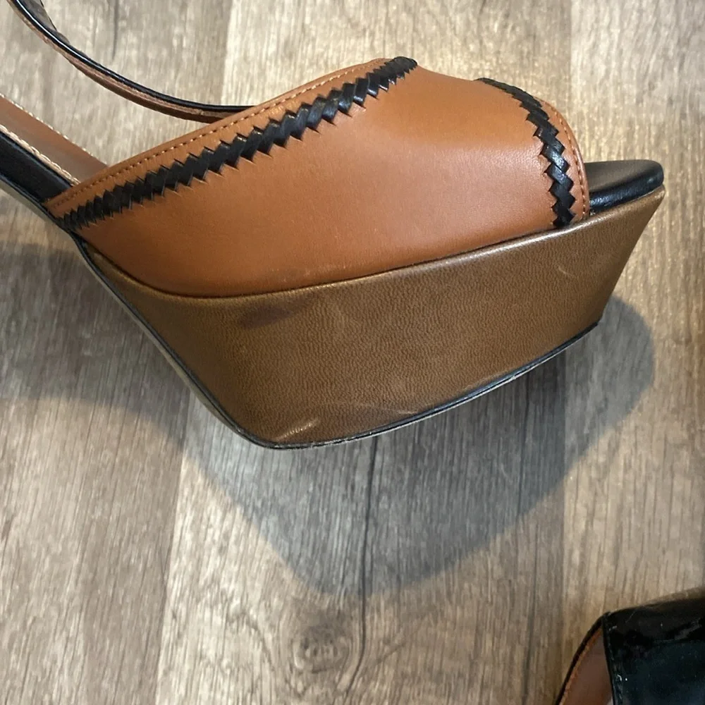 Sergio Rossi multicolor leather