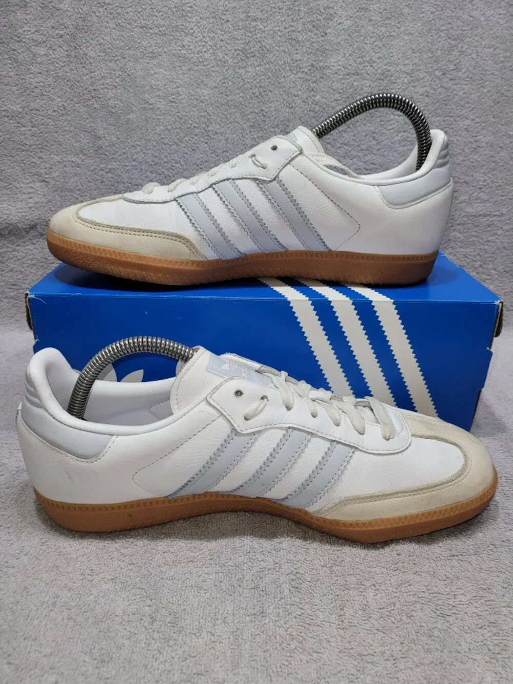 Adidas Samba OG Cloud White Halo Blue adidas samba